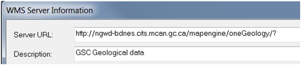 Adding a new WMS service