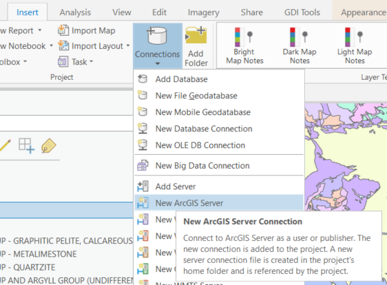 Using ArcGIS Pro layer names in the service