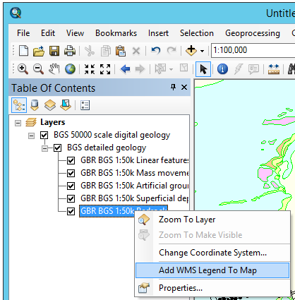 Adding a WMS legend to a map in ArcMap